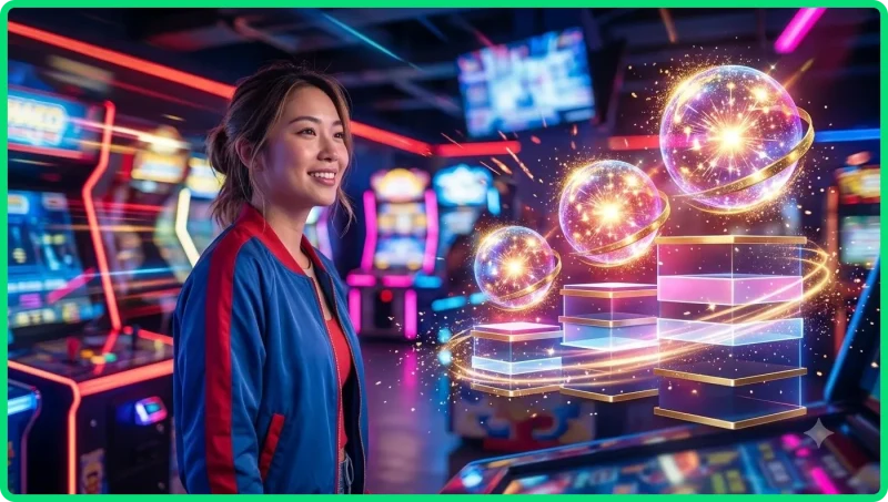 Các biểu tượng thưởng và symbol chính trong bảng trả thưởng arcade spin game TG88